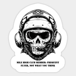 Mile High Club Member Sticker